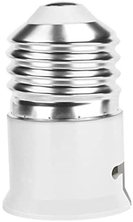 E27 à B22 Convertisseur à douille Adaptateur de base de douille à baïonnette Adaptateur de base de lampe pour les ampoules LED incandescentes