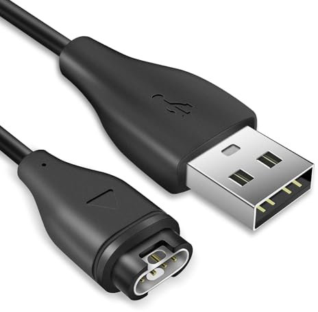 AXFEE Cable Chargeur Compatible avec Garm-n Fe-nix 7 7S 7X, 6 6S 6X Pro, Fen-ix 5 5S 5X, Forerunner 935 945 245 45 45S 55 Approach S60 S40 S10 Vivo-active 3 4 4S Vivo-sport Instinct Venu