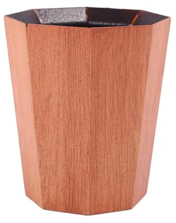 Lyreh Charred Wood Whiskey Cup, Wooden Handmade Oak Drinking Bourbon Glass Whiskey Grail Tumbler for Men Ideal Gifts for Anniversary Birthday Party Housewarming Retirement (Brown)