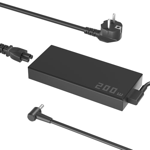 SLRIOYS 200W AC Charger Compatible with Asus TUF Gaming A15 F15 A17 F17 FA506 FX506 FX507 FA507 FX707 FA707 TUF Dash F15 FX516 FX517 ROG Strix G17 G15 G513 G713 Studio 17 Zephyrus G15 Laptop