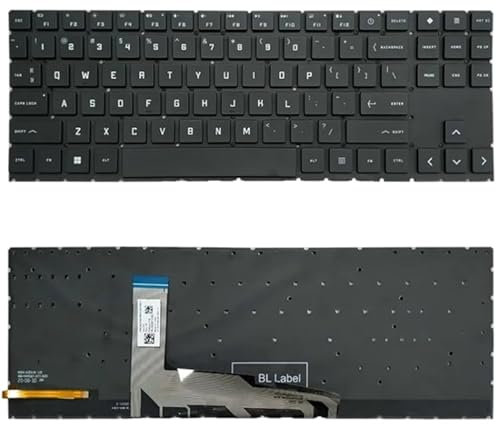 KXPASUKOJX per per HP OMEN 15-EK 15-EK0019NR 15-EN 15-EN0013DX TPN-Q236 Tastiera per Laptop