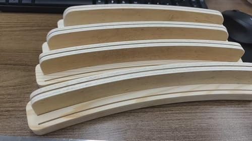 SKOOLOVE 4 Stück Kartenhalter Kinder, Kartenhalter Holz Doppelstöckig Spielkartenhalter,Freisprech Holz Spielkartenhalter, für Kinder Erwachsen Senioren