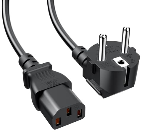Kaltgerätekabel 2M IEC C13 Stromkabel Netzkabel für ION Block Rocker,ION Pathfinder 2 3 4 280 320,ION Tailgater Lautsprecher,Guitar Amplifier,Job Rocker,Monster Rockin Rolle 270 3 Prong Power Cable