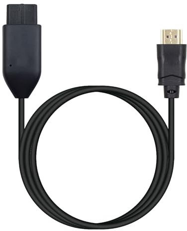 Mueuton Adaptateur N64 HDMI, câble convertisseur N64 vers HDMI pour Nintendo Adaptateur convertisseur N64 vers HDMI compatible avec Nintendo 64/NGC/SNES/SFC