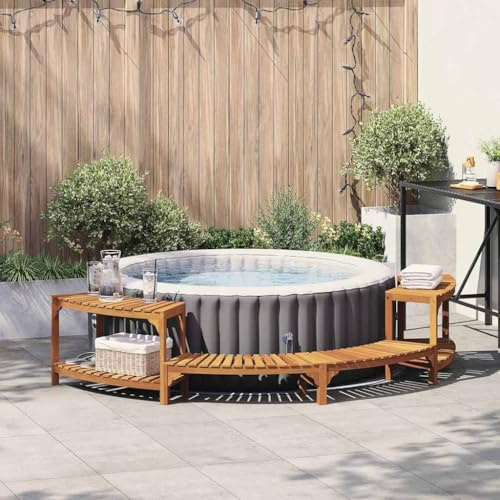 Generico Vasca Idromassaggio Rotonda da Esterno 272 x 120 x 55.5 cm,Casa e Giardino,Piscine e Spa,Accessori per Piscina e spa-4108127