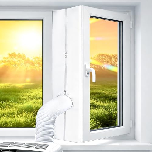 OWYR Air Conditioner Window Seal Kit 400cm Strong Adhesive Removes Cleanly