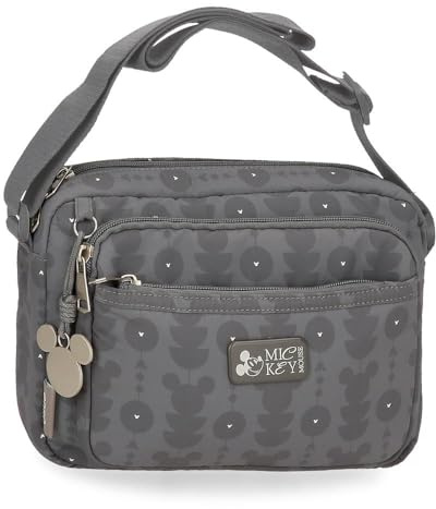 Joumma Disney Zenia Mickey Tasche Anthrazit 25x18x7 cm Polyester