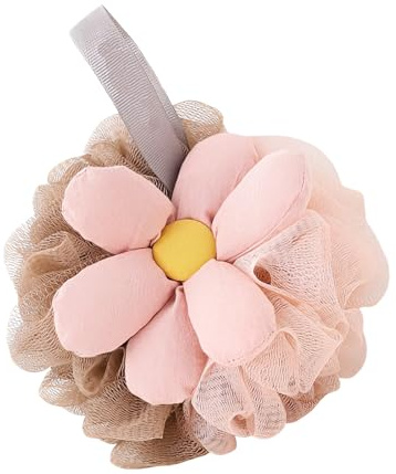 Éponges de douche en forme de fleur - Bulles abondantes - Nettoie en profondeur - Durabilité - Essentiel pour le bain quotidien