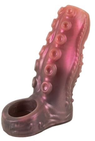 Beasty Cocks Tentacle Sleeve Penishülle, Liquid-Silikon, ausgeprägte Reizstrukturen, unterstützt Erektion, 12 cm
