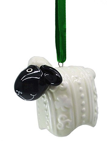 Royal Tara Clara Woolly Ware Weihnachtsbaum Weihnachtskugeln Christbaumkugel Ornamente Hängende Verzierung mit Handgemaltem Schaf Design