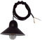 BELI-BECO 120011 Hängelampe schwarz für Puppenhäuser, Modellbau und Krippen mit Beleuchtung - Kunststoff - 30 mm - klare Glühlampe E 10-19 V - 0,1A