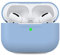 AHASTYLE Silikon Hülle für Airpods Pro Schutzhülle und Haut Case für AirPods Pro [Front-LED Sichtbar] [Kabelloses Laden] Kompatibel mit Airpods Pro 2019 (Ohne Karabiner, Hellblau)