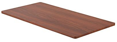 - AGIL - hochwertige Walnussfarbene Tischplatte für ergonomische höhenverstellbare Schreibtische - 140 x 70 x 2,5 cm - passend für elektrisch stufenlos höhenverstellbare Schreibtische der Marke AGIL