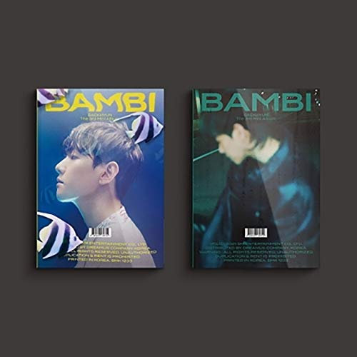 Woolim Entertainment Baekhyun - Bambi (Photo Book ver./Random Cover) (3rd Mini Album) Album+Folded Poster+Extra Photocards Set