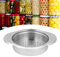 KUIDAMOS Colador De Latas De Frutas Y Verduras, Colador De Latas De Alimentos, Resistente A La Corrosión, Multifuncional, Universal, para Cocina Casera, para Arroz, Fruta