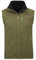 YOUTHUP Men's Softshell Waterproof Gilets Lightweight Breathable Micro Fleece Windproof Vest Outerwear Hiking Biking Cycling Jacket, Green, XL