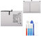 E-yiiviil Ersatzakku SCUD-WT-N19 Kompatibel mit Samsung Galaxy Tab A7 10.4 2020 SM-T500 T505 with Tools