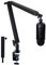SUNMON compatible avec HyperX QuadCast potence avec tube d'extension - pour bleu Yeti, pied de micro pivotant à 360°, compatible avec Shure MV7 et la plupart des microphones