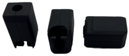 3DPLady | 3 x calzini in silicone nero compatibili per Bambu Lab P1p e X1 Carbon