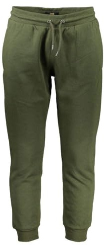 Cavalli Class Print Logo Olive Sweat Pants, olivgrün, XL