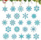 Glitter Schneeflocken Weihnachten Deko 24 Stück Schneeflocken Diamond Painting Schlüsselanhänger Deko Fenster zum Hängen Diamond Painting Anhänger für Feste, Partys, Heimdekorationen