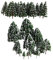 harayaa 32 STÜCKE 1: 50 1: 500 Bäume für DIY Diorama Landschaftsarchitektur Bäume