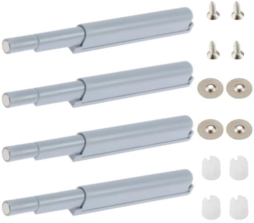 YHIJSR 4 Stück Magnetische Türschnäpper Push to Open Türöffner Druck Touch Release Schrank Magnetische Entriegelungsriegel Push Open Magnet Drucktüröffner