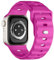 Pulsera deportiva compatible con Apple Watch Ultra 2, 49 mm, 46 mm, 45 mm, 44 mm, 42 mm, para hombre, silicona resistente al agua para Apple Watch 10 9 8 SE 7 6 5 4 3 Ultra, Barbie Rosa