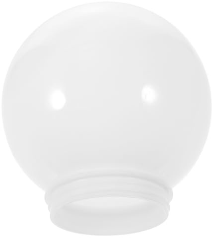 Alipis Abat-Jour Globe En Acrylique Globe Lampe Extérieur 15Cm Pour Luminaire ExtéRieur Applique Murale Et Lampadaire - Cache-LumièRe SphéRique Facile À Installer