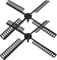 IMIKEYA Lot de 2 moulins à vent solaires en plastique pour jardin, pelouse, terrasse, décoration