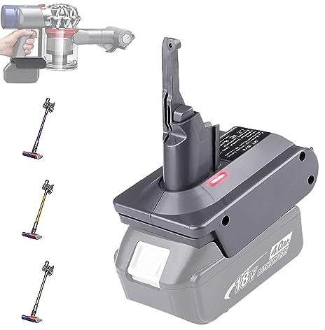 URUN 【Upgraded】 2-in-1 V7/8 Battery Adapter for Makita 18V Battery Convert to for Dyson V7/8 Handheld Vacuum Cleaner Battery Compatible with V7/8 Animal V7/8 Absolute V7/8 Motorhead Pro