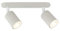Licht-Erlebnisse Deckenlampe Kinderzimmer Beige L: 35 cm klein Metall schwenkbar GU10 2-flammig JASON Kinderzimmerleuchte Deckenstrahler