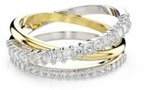 Swarovski, Hyperbola Ring, Gemischte Metalloberflächen, 58