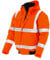 PKA Warnschutz Pilotenjacke für die Arbeit - Wasserdichte & Winddichte Arbeitsjacke in Orange Größe 3XL