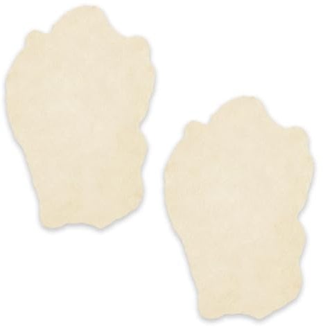 Lot de 2 Peau de Chamois Voiture, Peau De Chamois Naturelle, Chamoisée Cuir Véritable pour Nettoyage Complet et Séchage de Vitres et Miroirs(60 x 40cm)
