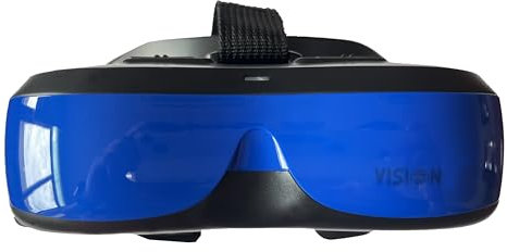 VISIONhmd Simple Video Display Glasses. Type-C Input, Easy Connect to iPhone 15 Directly,Plug and Play, no Need APP.Not VR HMD. Without Battery, Light Weight (Bigeyes H5 USB-C)