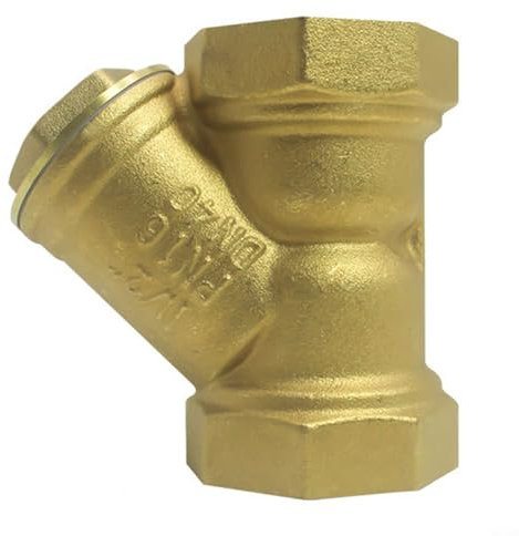 Yhenlovtt Rückschlagventil, Messing-Eckventil-Wasserhahn, schwingendes Einwegventil für Badezimmer-Sanitär, auslaufsicheres Design, verschiedene Größen erhältlich (1 x DN25)