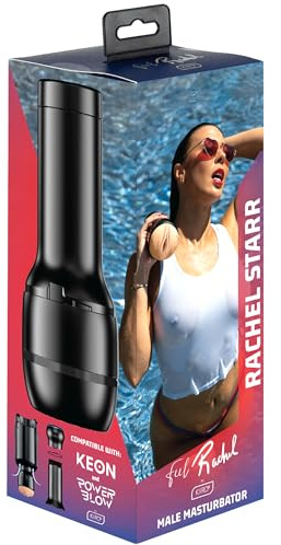 KIIROO Feel Rachel Starr Male Stroker - Realistic Masturbator Sleeve with Soft Skin-Like Texture - Compatible with Keon & PowerBlow Automatic Masturbators - Life-Like Molded Design