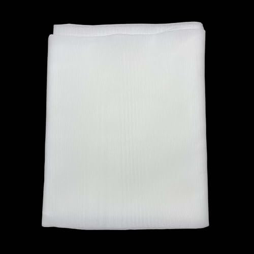 Fusible Knit Interfacing,Iron On Fusible Woven Interfacing for Knits Hems, Cardigan Fronts, Seams (White 59inch Wide)