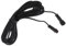 JOINPAYA 5m Solar Powered Garden Lights Extension Cord Dual Pin Cable for Spotlight Lights Indoor Outdoor Replacement Power Cord