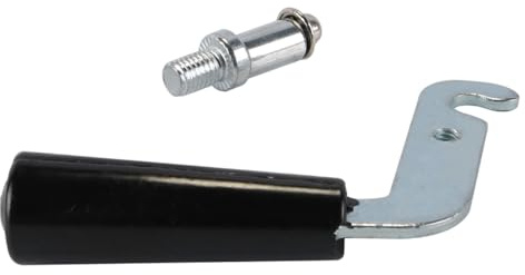 Gorise Tirador de Repuesto para Puerta de Chimenea para Estufas de le?a y calderas, 11,5 x 7 cm, Apto para Estufas, hornos y Accesorios para instalaciones de calefacción