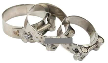 10 Pcs 304 Stainless Steel Powerful Hose Pipe 64-67mm Tube Clamps Exhaust Air Water Pipes