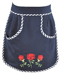 Bellanda Klammerschürze, Polyester, blau, 46 x 42 x 0.5 cm