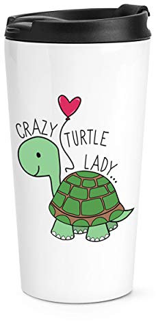 Crazy Turtle Lady Travel Mug Cup