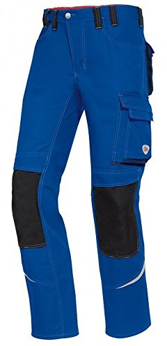 BP Comfort Plus 1803-720-13 Arbeitshose - Gummizug im Rücken - Bundfalten - Normale Passform - Größe: 54s - Farbe: königsblau