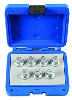 Laser 6860 Locking Wheel Nut Key Set 7pc - for Vauxhall, Opel
