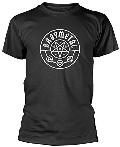 Babymetal Herren T-Shirt Schwarz Schwarz Gr. M, Schwarz