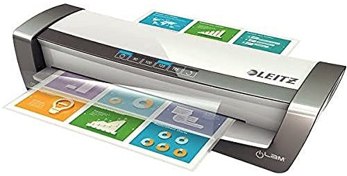 Leitz 74744000 Heißlaminator 1000 mm/min Anthrazit, Weiß Laminiermaschine – Laminiermaschinen (32 cm, Heißlaminator, 1 min, 1000 mm/min, 0,6 mm, 25 s)