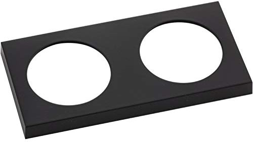Berker Integro Pure Rahmen 2-fach schwarz matt