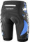 NICEWIN Radlerhose Herren mit Sitzpolster 4D Gepolsterte Fahrradhose kurz Atmungsaktive schnelltrocknende stoßfeste Herren Fahrrad Hosen Radhose